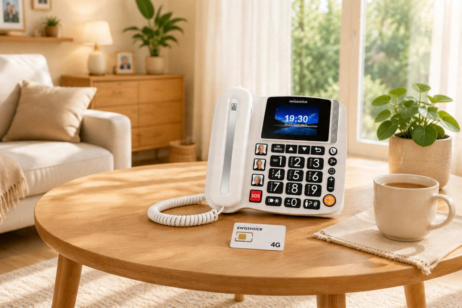 Fixe + carte sim